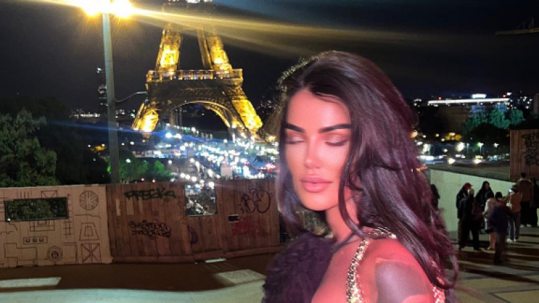 Morena Taraku vjen me poza atraktive nga Parisi