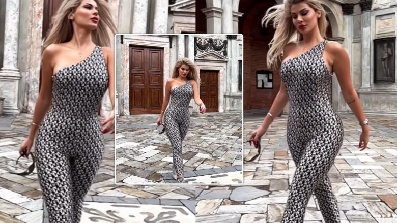 Luana Vjollca me paraqitje provokuese në Javën e Modës në Milano
