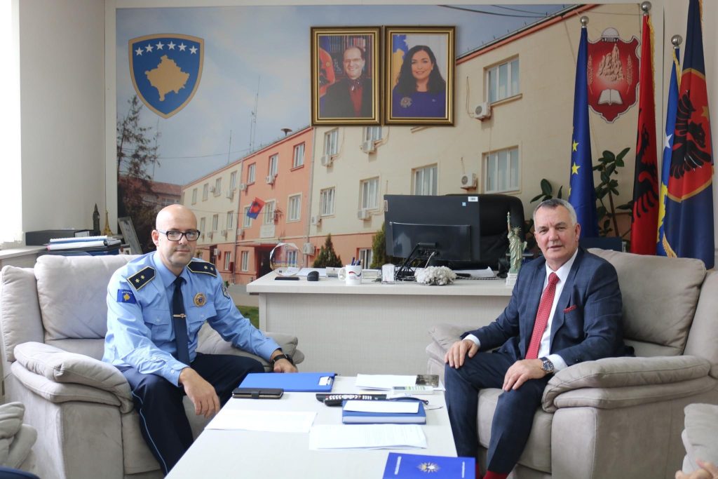 Kryetari Imri Ahmeti ka pritur drejtorin e Policisë Rajonale në Prishtinë Fehmi Gjata