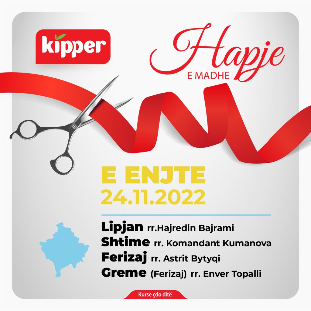 Kipper Market bën hapjen e pikave të para në Kosovë!