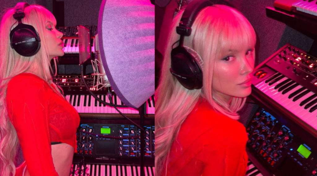 Era Istrefi nis përgaditjet e projektit të ri, publikon foto nga studio