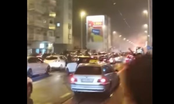 Zagrebi i tëri në festë, pas kualifikimit të Kroacisë në gjysmëfinale të Botërorit
