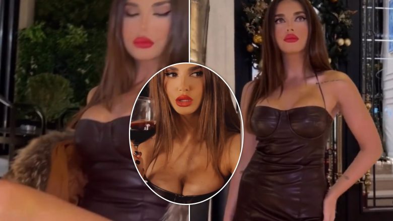 Beatrix Ramosaj duket në formë në videon provokuese me fustan të shkurtër lëkure