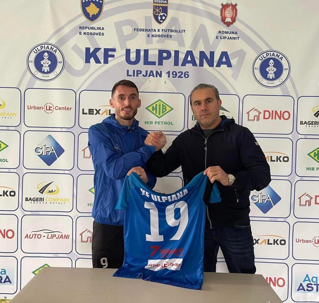 KF ULPIANA ka arritur marrëveshje me lojtarin lipjanas Kreshnik Bahtiri