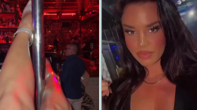Ivana Knoll vazhdon të marrë vëmendje me paraqitjet – shfaqet në një klub striptizi duke bërë lëvizje provokuese