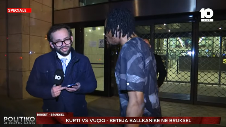 E pazakontë: Gazetarët Ahmeti e Sadiku përballen me aktivistin e dhunshëm ambientalist gjatë raportimit në Bruksel