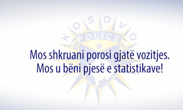 “Mos u ngut, humbe minutin, e jo jetën për minutin”- Policia e Kosovës me video sensibilizuese për kujdes në trafik