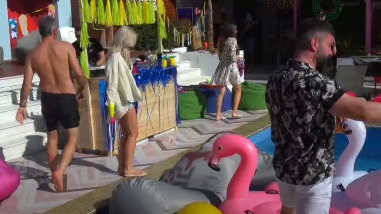 Banorët e Big Brother VIP Albania festojnë ditën e 90-të në shtëpi me një festë në pishinë