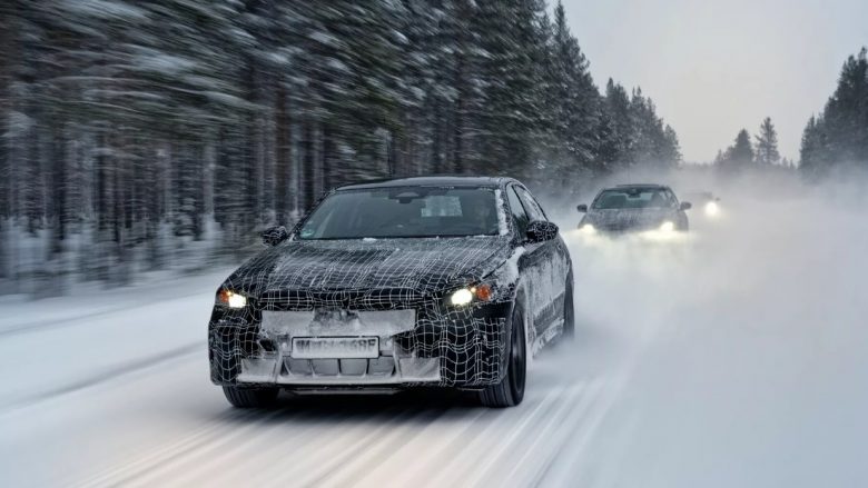 BMW i5: Publikohen pamjet e “testeve brutale” gjatë dimrit me sedanin e ri elektrik