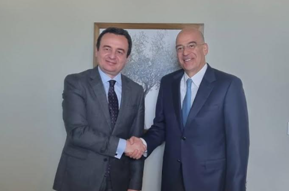 Kurti pritet nga Dendias, thellimi i bashkëpunimit, sidomos ai ekonomik ishte në qendër të bisedës