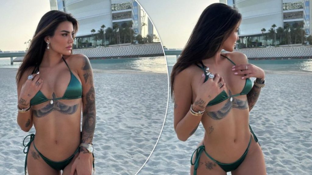 Morena Taraku paraqitje atraktive në bikini nga Dubai
