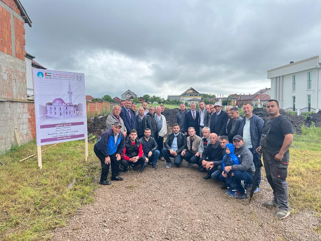 U vu gurëthemeli i Xhamisë në Fshatin Rufc