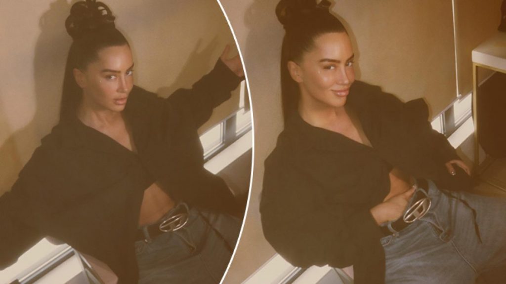 Dafina Zeqiri provokon me imazhet e fundit, duke pozuar me dorën e futur në zonën intime