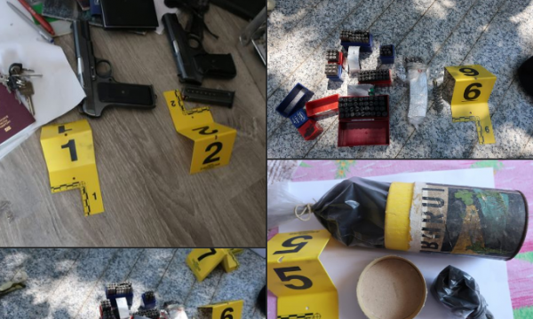 Operacion policor në Podujevë, sekuestrohen armë dhe arrestohet një person