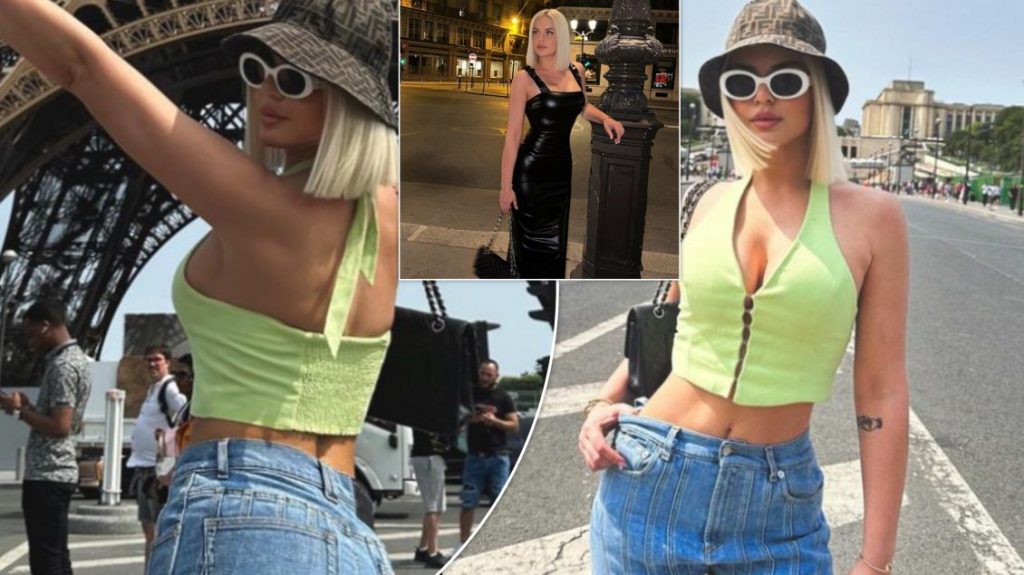 Kejvina Kthella merr vëmendje me pozat atraktive nga Parisi