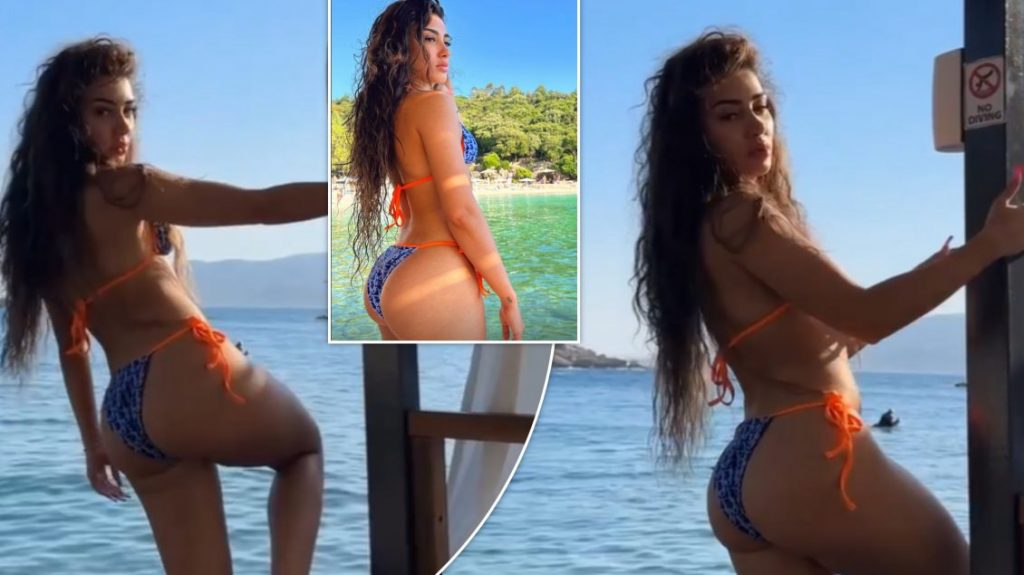 Melinda Ademi vë në pah të pasmet në pozat e reja
