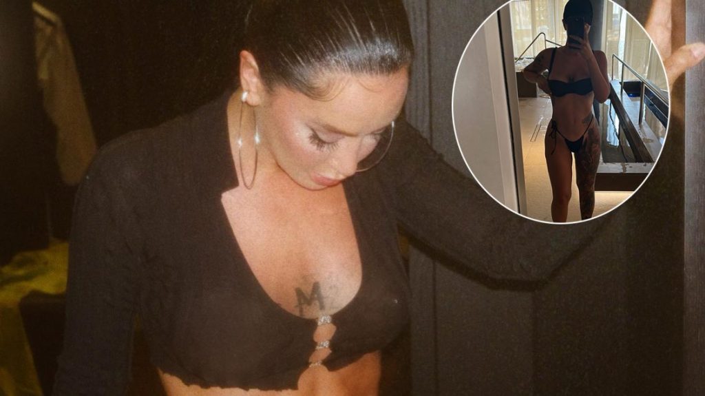 Me një ‘selfie’ para pasqyrës, Dafina Zeqiri ngacmon imagjinatës e ndjekësve duke treguar linjat e trupit