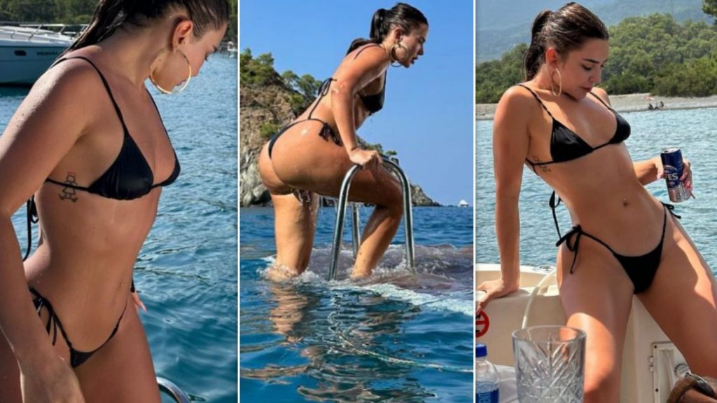 Megi Pojani ndez imagjinatën në pozat e reja me bikini, ndërsa thekson linjat trupore