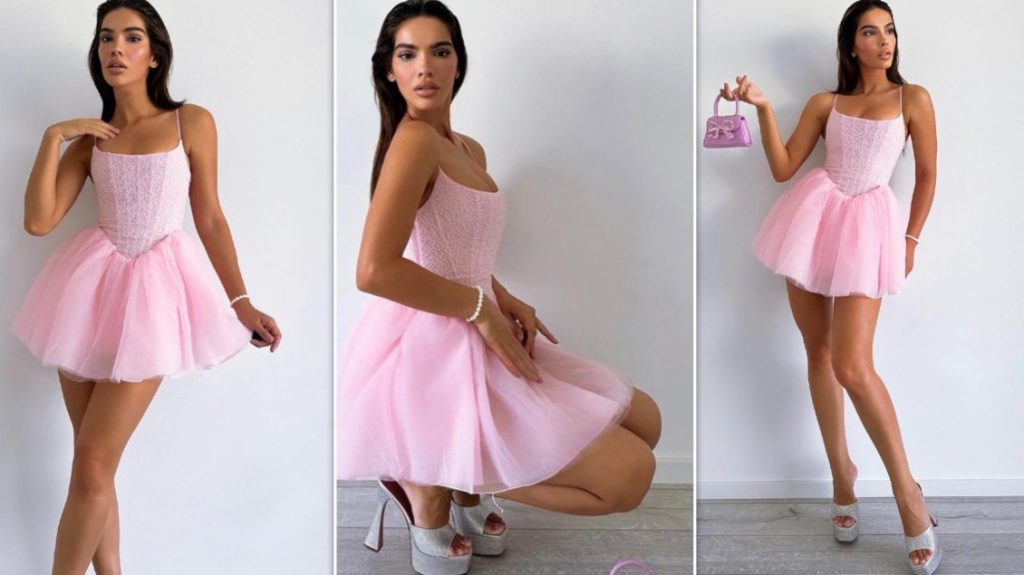 Në frymën e filmit “Barbie” – Arbenita Ismajli merr vëmendje me paraqitjen në fustanin rozë