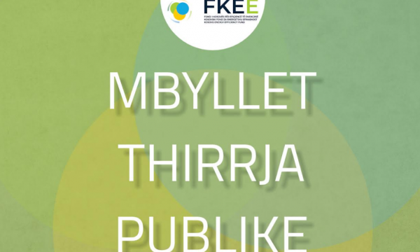 Mbyllet aplikimi për thirrjen publike “Zbatimi i Masave të Efiçiencës së Energjisë për Shtëpitë Individuale të Banimit”