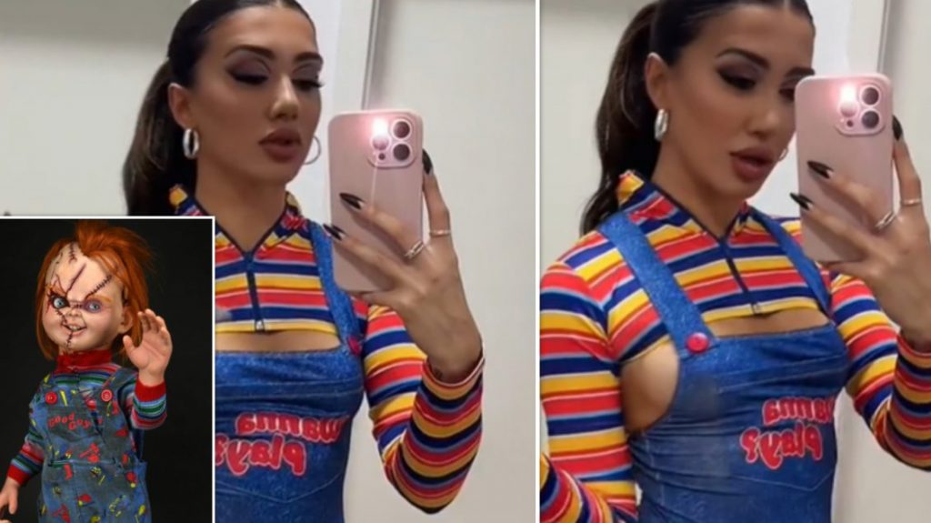 Melinda Ademi bëhet ‘Chucky Doll’ për Halloween