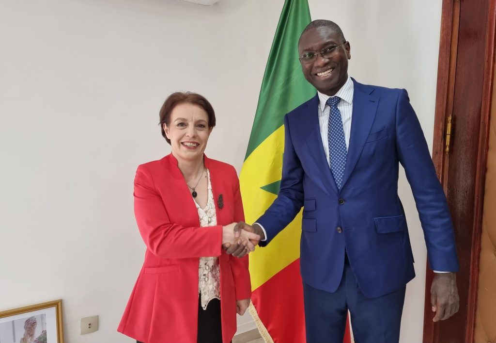 Gërvalla takohet me homologun senegalez, e fton për vizitë në Kosovë