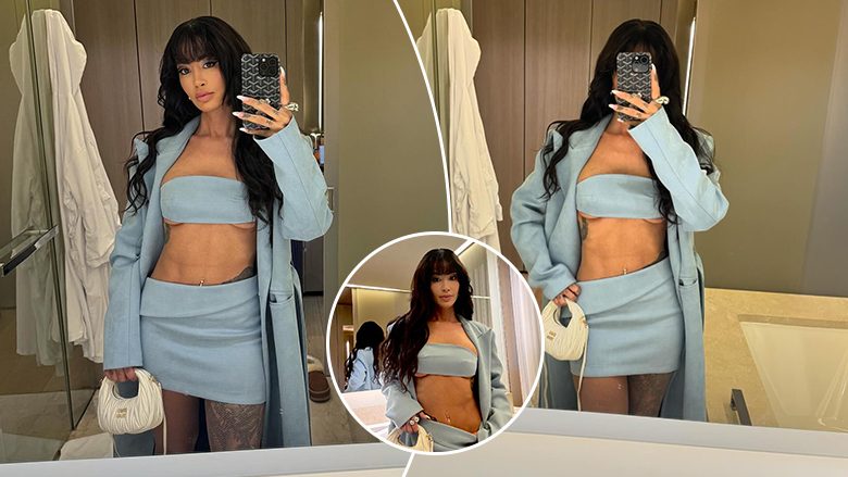 “Future Baby Mama”, Dafina Zeqiri nxit spekulimet me fotografitë e fundit ku shfaqet atraktive para pasqyrës