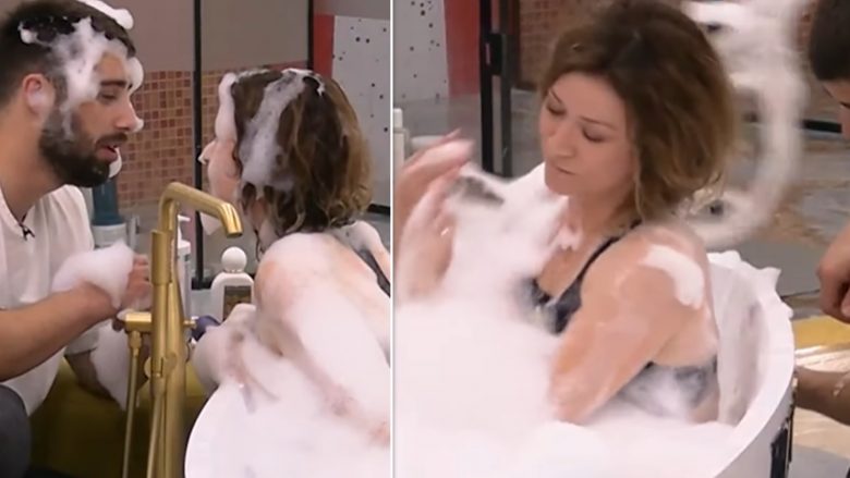 E bën me shkumë dhe i hedh ujë nga vaska – Egla Ceno shpërthen ndaj Meriton Mjekiqit