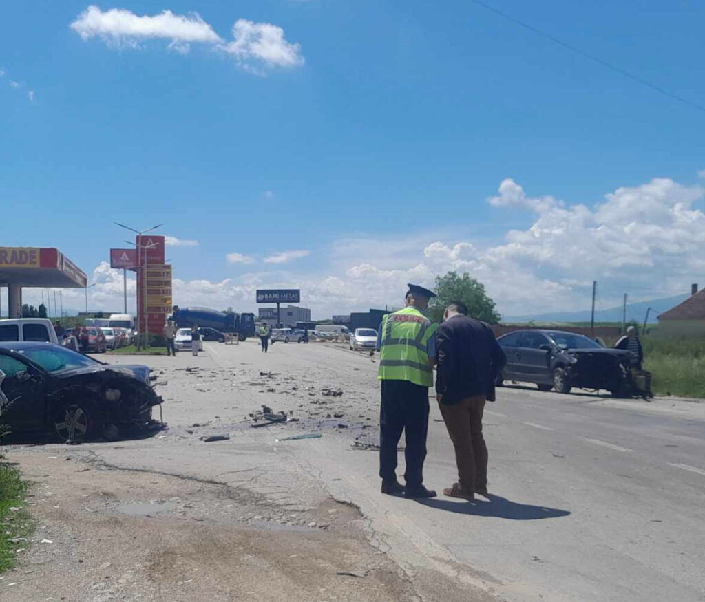 Aksident me dy të lënduar në Lipjan