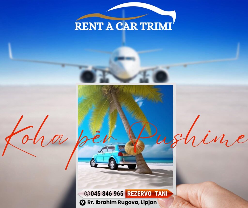 Ofertat më e mira i gjeni tek Rent a Car Trimi Lipjan
