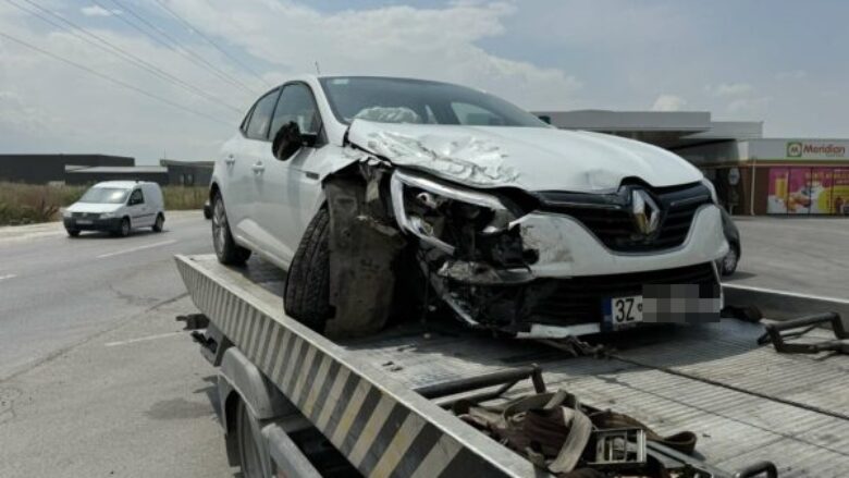 Aksident në hyrje të Lipjanit, e përfshirë edhe një veturë zyrtare