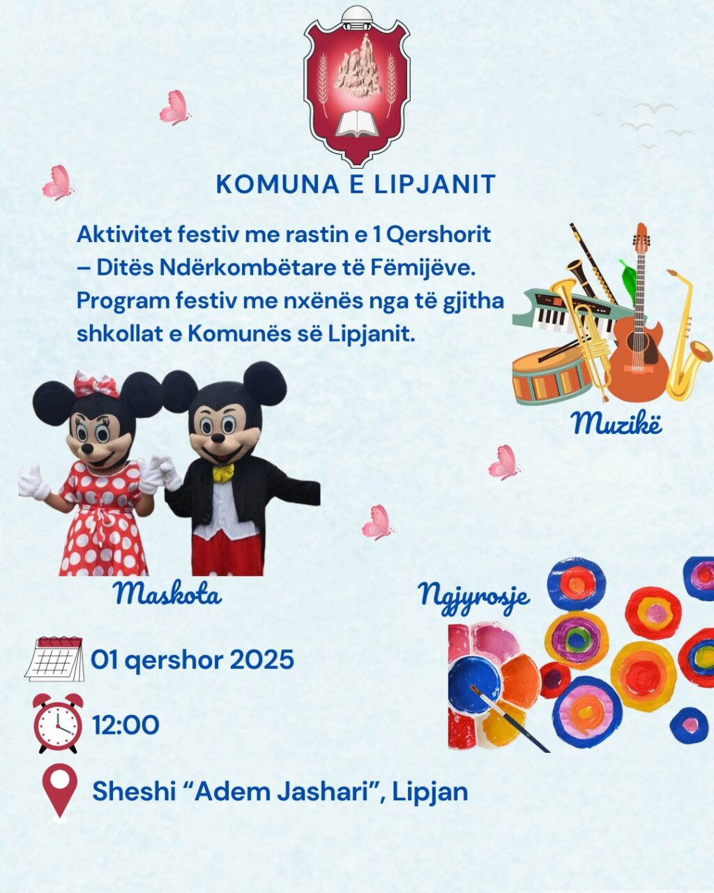 Komuna e Lipjanit organizon aktivitete të ndryshme me rastin e Ditës Ndërkombëtare të Fëmijëve