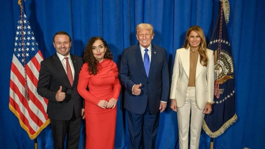 Presidentja Osmani takohet me Donald Trumpin: Miqësia dhe aleanca me ShBA-të mbetet boshti i pathyeshëm