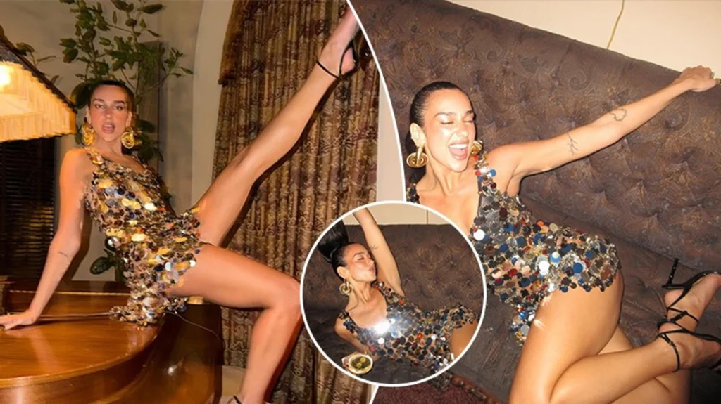 Dua Lipa me plot shkëlqim realizon poza provokuese, ndërsa vë në pah këmbët e saj të gjata