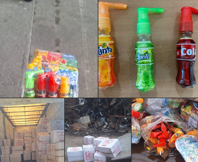 Dogana e Kosovës asgjëson mbi 146 mijë produkte të falsifikuara, Cola, Fanta e Sprite