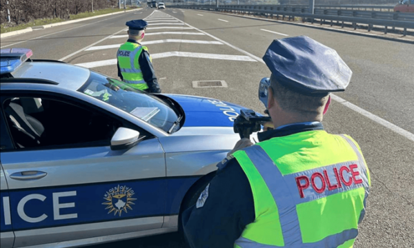 Raporti i Policisë – 2148 gjoba të shqiptuar, mbi 80 aksidente trafiku