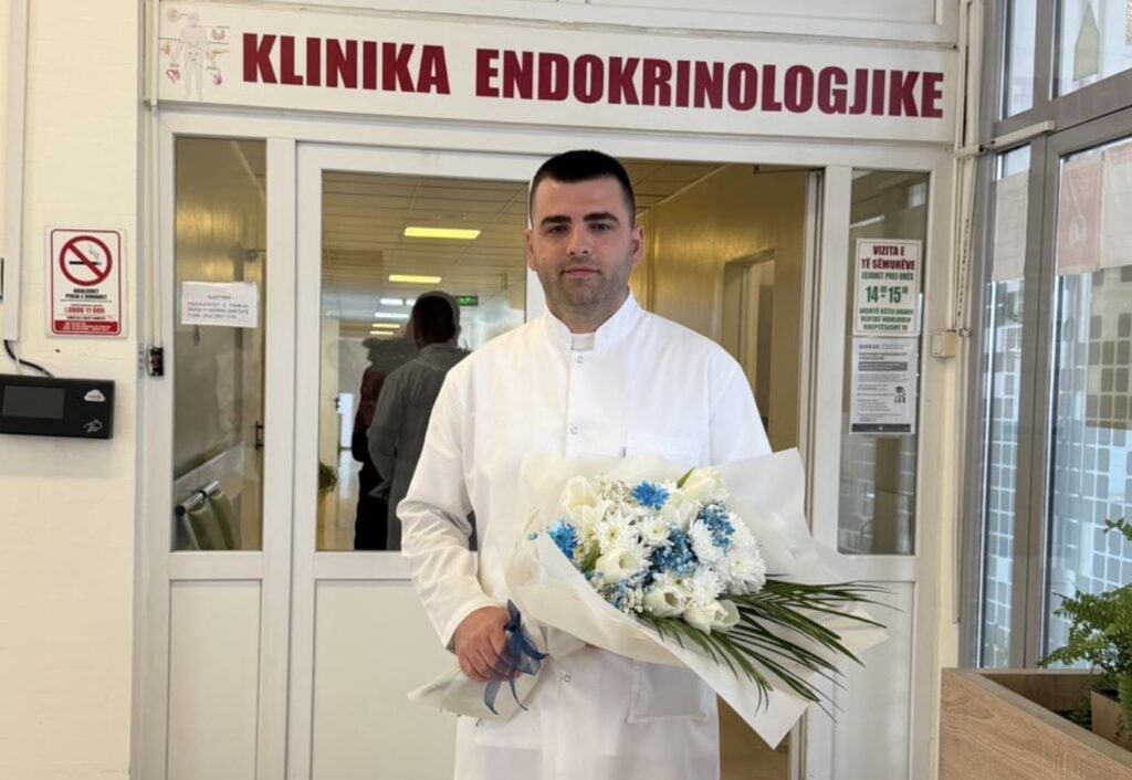 Dr.Gentrit Hajdini bëhet endokrinologu i parë në Lipjan