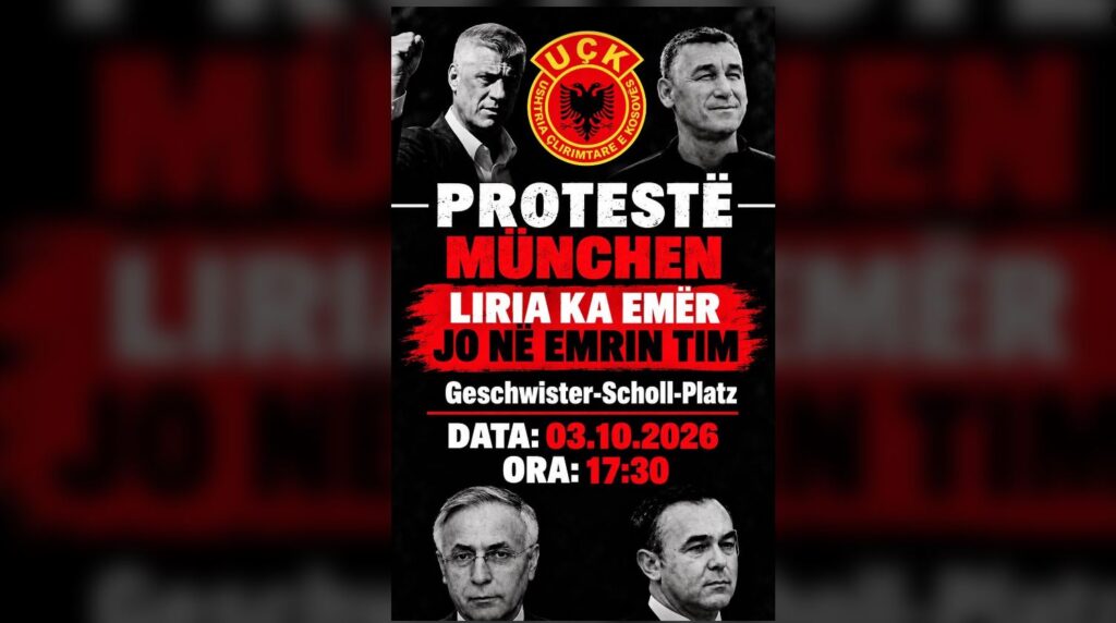 Mërgata shqiptare në Bavari mobilizohet në mbështetje të protestës “LIRIA KA EMËR”
